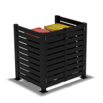 900 Horizontal Open Top