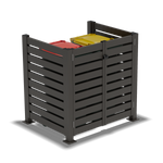 900 Horizontal Open Top