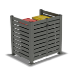 900 Horizontal Open Top
